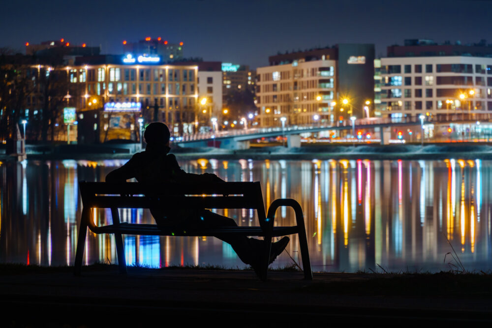 ławeczka nad Maltą